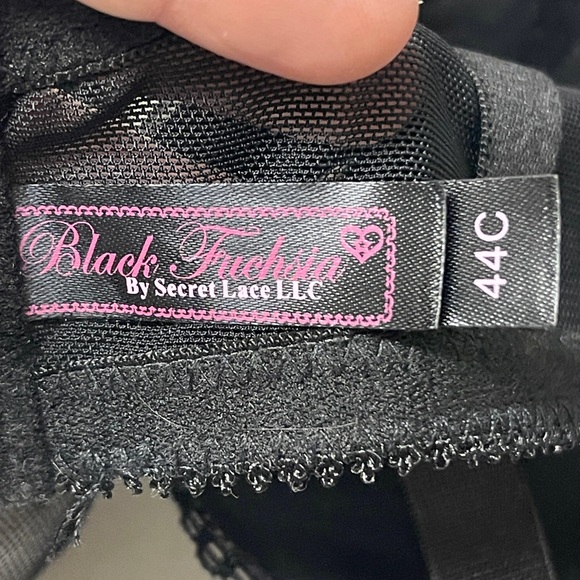 Elegant Black Lace Bra - Picture 2 of 2